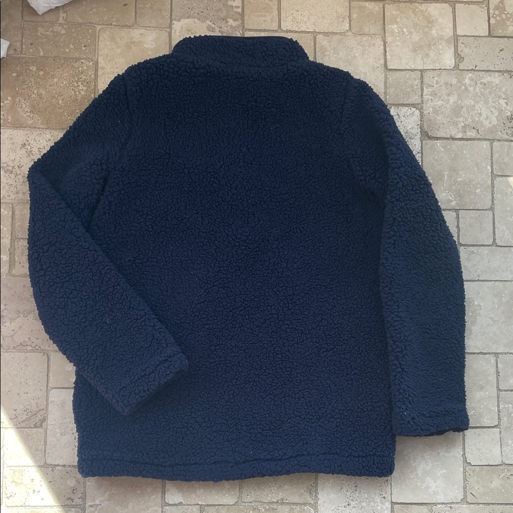 JOULES 11y Cozy Navy Kids Fleece Pullover - Picture 6 of 6